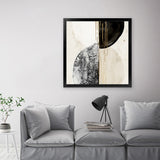 Shop New Balance II (Square) Art Print-Abstract, Black, Neutrals, PC, Square, View All-framed painted poster wall decor artwork