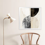 Shop New Balance II (Square) Art Print-Abstract, Black, Neutrals, PC, Square, View All-framed painted poster wall decor artwork