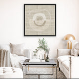 Shop Organic Weave I (Square) Canvas Art Print-Abstract, Brown, PC, Square, View All-framed wall decor artwork