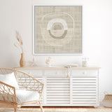 Shop Organic Weave I (Square) Canvas Art Print-Abstract, Brown, PC, Square, View All-framed wall decor artwork