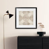 Shop Organic Circles I (Square) Art Print-Abstract, Neutrals, PC, Square, View All-framed painted poster wall decor artwork