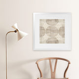 Shop Organic Circles I (Square) Art Print-Abstract, Neutrals, PC, Square, View All-framed painted poster wall decor artwork