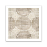 Shop Organic Circles I (Square) Art Print-Abstract, Neutrals, PC, Square, View All-framed painted poster wall decor artwork