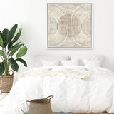 Shop Organic Circles II (Square) Canvas Art Print-Abstract, Neutrals, PC, Square, View All-framed wall decor artwork