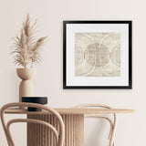 Shop Organic Circles II (Square) Art Print-Abstract, Neutrals, PC, Square, View All-framed painted poster wall decor artwork