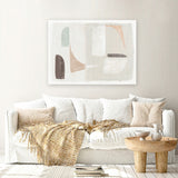 Shop Moda Canvas Art Print-Abstract, Horizontal, Neutrals, PC, Rectangle, View All-framed wall decor artwork