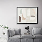 Shop Moda Art Print-Abstract, Horizontal, Neutrals, PC, Rectangle, View All-framed painted poster wall decor artwork