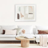 Shop Moda Art Print-Abstract, Horizontal, Neutrals, PC, Rectangle, View All-framed painted poster wall decor artwork
