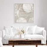 Shop Natural Vibe I (Square) Canvas Art Print-Abstract, Neutrals, PC, Square, View All-framed wall decor artwork