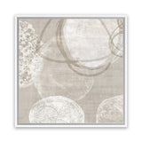 Shop Natural Vibe I (Square) Canvas Art Print-Abstract, Neutrals, PC, Square, View All-framed wall decor artwork