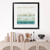 Shop Cerulean Haze II (Square) Art Print-Abstract, Blue, Green, PC, Square, View All-framed painted poster wall decor artwork