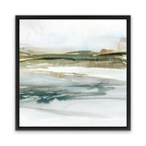 Shop Prologue I (Square) Canvas Art Print-Abstract, Blue, Green, PC, Square, View All, White-framed wall decor artwork