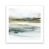 Shop Prologue I (Square) Art Print-Abstract, Blue, Green, PC, Square, View All, White-framed painted poster wall decor artwork