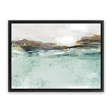 Shop Betamax I Canvas Art Print-Abstract, Blue, Horizontal, Landscape, PC, Rectangle, View All-framed wall decor artwork