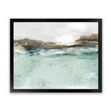 Shop Betamax I Art Print-Abstract, Blue, Horizontal, Landscape, PC, Rectangle, View All-framed painted poster wall decor artwork