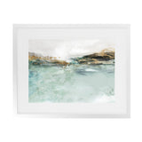 Shop Betamax II Art Print-Abstract, Green, Horizontal, Landscape, PC, Rectangle, View All-framed painted poster wall decor artwork