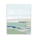 Shop Burbank Blue I Art Print-Abstract, Green, PC, Portrait, Rectangle, View All, White-framed painted poster wall decor artwork