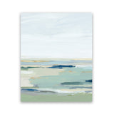 Shop Burbank Blue II Art Print-Abstract, Green, PC, Portrait, Rectangle, View All, White-framed painted poster wall decor artwork