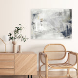 Shop Mingled Canvas Art Print-Abstract, Green, Grey, Horizontal, PC, Rectangle, View All-framed wall decor artwork