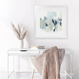 Shop Little Talks III (Square) Art Print-Abstract, Green, PC, Square, View All-framed painted poster wall decor artwork