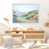 Shop Return To Nature I Canvas Art Print-Abstract, Blue, Green, Horizontal, PC, Rectangle, View All-framed wall decor artwork