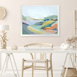 Shop Return To Nature I Art Print-Abstract, Blue, Green, Horizontal, PC, Rectangle, View All-framed painted poster wall decor artwork