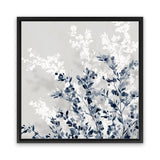 Shop Where Will We Be This Spring I (Square) Canvas Art Print-Abstract, Blue, Neutrals, PC, Square, View All-framed wall decor artwork