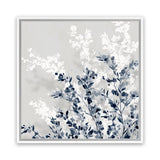 Shop Where Will We Be This Spring I (Square) Canvas Art Print-Abstract, Blue, Neutrals, PC, Square, View All-framed wall decor artwork