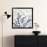 Shop Where Will We Be This Spring II (Square) Art Print-Abstract, Blue, Neutrals, PC, Square, View All-framed painted poster wall decor artwork