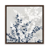 Shop Where Will We Be This Spring II (Square) Canvas Art Print-Abstract, Blue, Neutrals, PC, Square, View All-framed wall decor artwork