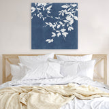 Shop Indigo Sky I (Square) Canvas Art Print-Abstract, Blue, PC, Square, View All-framed wall decor artwork