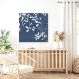 Shop Indigo Sky II (Square) Canvas Art Print-Abstract, Blue, PC, Square, View All-framed wall decor artwork