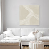 Shop On The Same Wavelength I (Square) Canvas Art Print-Abstract, Neutrals, PC, Square, View All-framed wall decor artwork