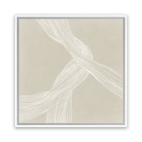 Shop On The Same Wavelength I (Square) Canvas Art Print-Abstract, Neutrals, PC, Square, View All-framed wall decor artwork