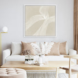 Shop On The Same Wavelength II (Square) Canvas Art Print-Abstract, Neutrals, PC, Square, View All-framed wall decor artwork