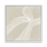 Shop On The Same Wavelength II (Square) Canvas Art Print-Abstract, Neutrals, PC, Square, View All-framed wall decor artwork