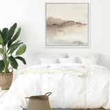 Shop Blush Horizon I (Square) Canvas Art Print-Abstract, Neutrals, PC, Square, View All-framed wall decor artwork