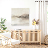 Shop Blush Horizon II (Square) Canvas Art Print-Abstract, Neutrals, PC, Square, View All-framed wall decor artwork