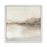 Shop Blush Horizon II (Square) Canvas Art Print-Abstract, Neutrals, PC, Square, View All-framed wall decor artwork