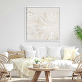 Shop Choir I (Square) Canvas Art Print-Abstract, Neutrals, PC, Square, View All-framed wall decor artwork