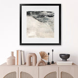 Shop Rising Wave II (Square) Art Print-Abstract, Black, Neutrals, PC, Square, View All-framed painted poster wall decor artwork