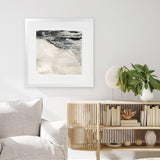 Shop Rising Wave II (Square) Art Print-Abstract, Black, Neutrals, PC, Square, View All-framed painted poster wall decor artwork