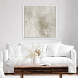 Shop Shimmering Dreams I (Square) Canvas Art Print-Abstract, Neutrals, PC, Square, View All-framed wall decor artwork