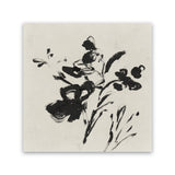 Shop Black Florals II (Square) Art Print-Abstract, Black, Neutrals, PC, Square, View All-framed painted poster wall decor artwork