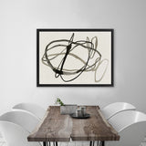 Shop Bounded I Canvas Art Print-Abstract, Black, Horizontal, Landscape, Neutrals, PC, Rectangle, View All-framed wall decor artwork