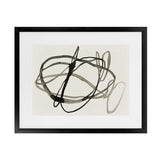 Shop Bounded I Art Print-Abstract, Black, Horizontal, Landscape, Neutrals, PC, Rectangle, View All-framed painted poster wall decor artwork