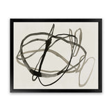 Shop Bounded I Art Print-Abstract, Black, Horizontal, Landscape, Neutrals, PC, Rectangle, View All-framed painted poster wall decor artwork