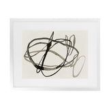 Shop Bounded I Art Print-Abstract, Black, Horizontal, Landscape, Neutrals, PC, Rectangle, View All-framed painted poster wall decor artwork