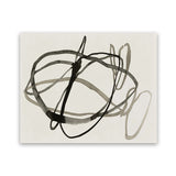 Shop Bounded I Art Print-Abstract, Black, Horizontal, Landscape, Neutrals, PC, Rectangle, View All-framed painted poster wall decor artwork