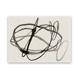 Shop Bounded I Canvas Art Print-Abstract, Black, Horizontal, Landscape, Neutrals, PC, Rectangle, View All-framed wall decor artwork